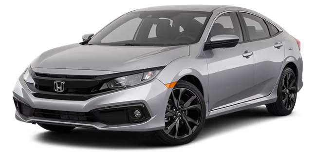 Silver 2021 Honda Civic